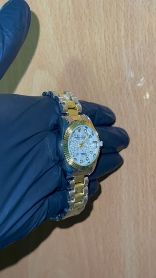 Reloj  Mujer Oro y Plata