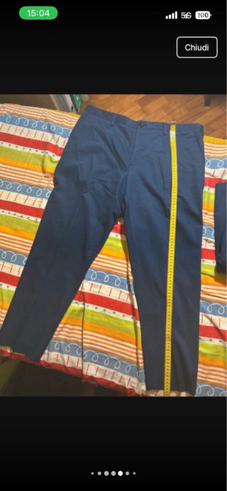 Abito blu royal Zara.