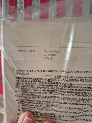 Medias premamá Talla S Negras