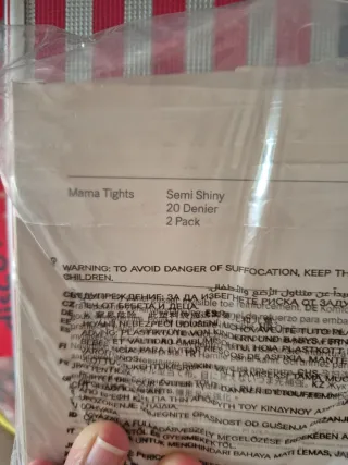 Medias premamá Talla S Negras