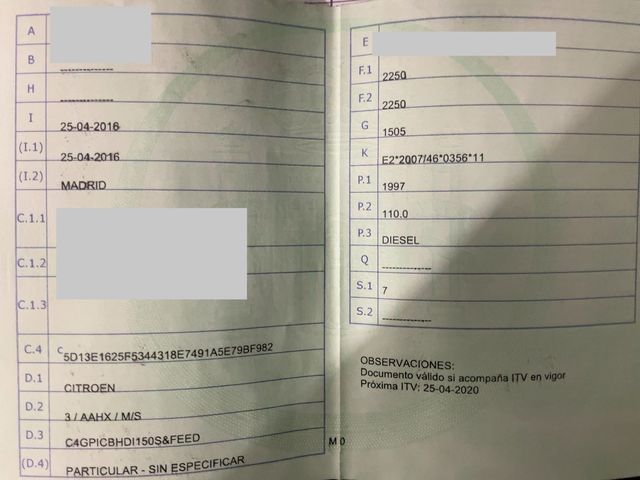 Citroen Grand C4 Picasso BlueHDi 150 Airdream Feel 110 kW (150 CV)