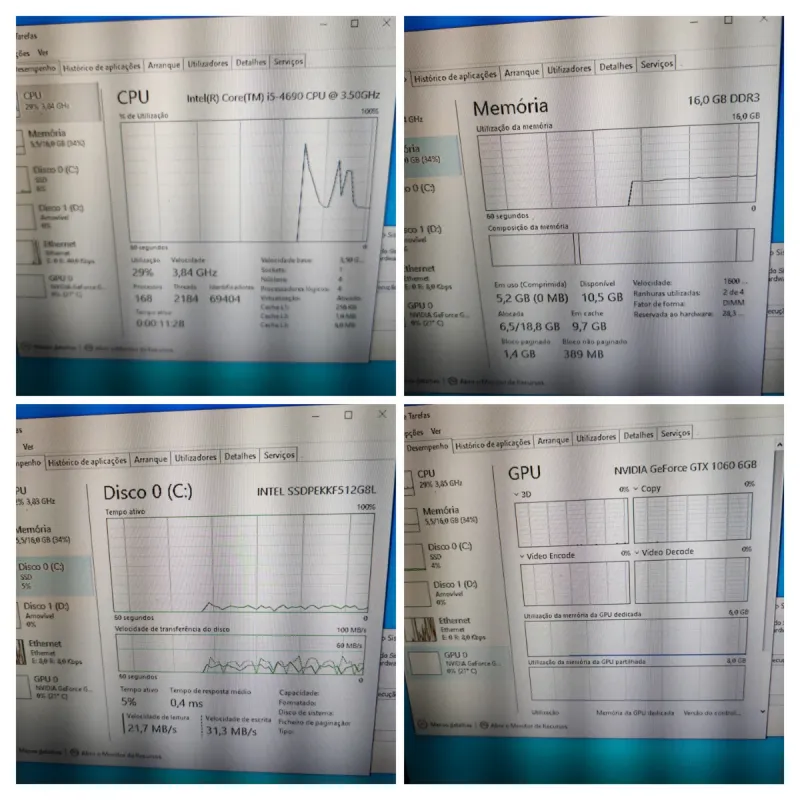 PC Gaming i5 GTX 1060 6GB 16GB RAM 250GB SSDnvme afbeelding 9