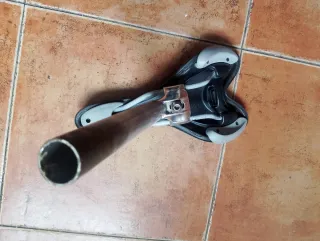 Conjunto sillín y tija bicicleta