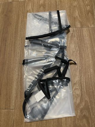 Funda transparente para carrito de bebé