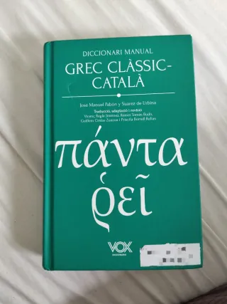 Diccionari manual grec clàssic-català