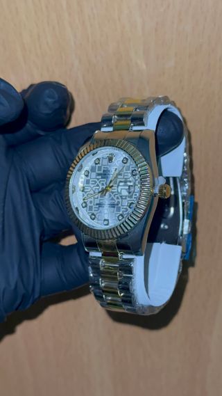 Reloj hombre de Oro y Plata