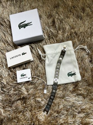 Pulsera Lacoste Plata