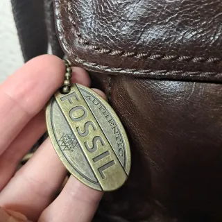 Bolso Fossil Marrón Piel