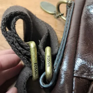 Bolso Fossil Marrón Piel