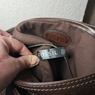 Bolso Fossil Marrón Piel