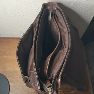 Bolso Fossil Marrón Piel