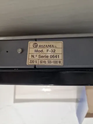 Hornillo Eléctrico Rizama 2 Temperaturas