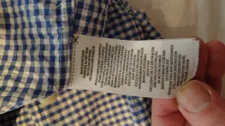 Camisa Polo Ralph Lauren cuadros azul y blanco