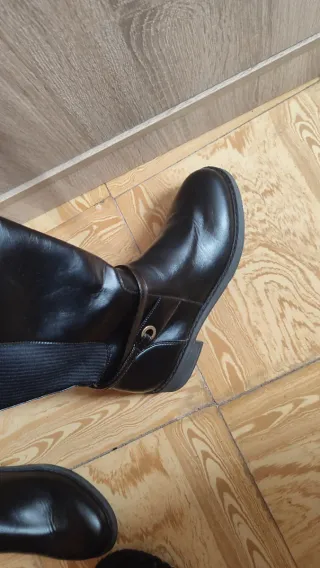 Botas altas negras antideslizantes