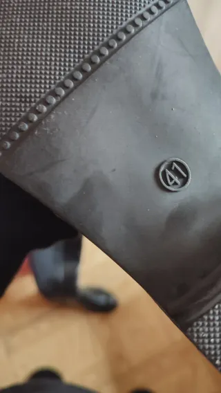 Botas altas negras antideslizantes