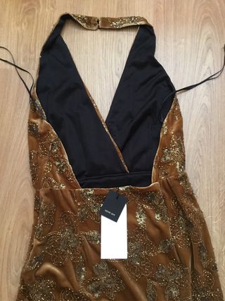 Vestido midi Zara fiesta lentejuelas S, M