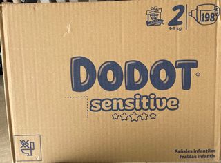 Pañales Dodot Sensitive Talla 2 (198 uds)