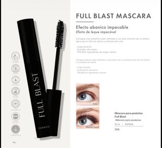 Máscara de pestañas Farmasi Full Blast Negra