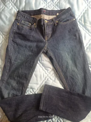 Pantalón vaquero mujer azul