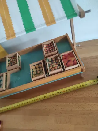 Bancarella frutta e verdura in legno VINTAGE