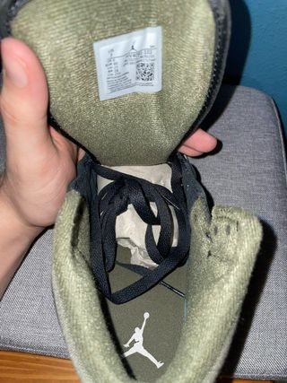 Air Jordan 1 Negras y Verdes Nuevas