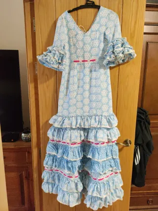 Traje de flamenca volantes