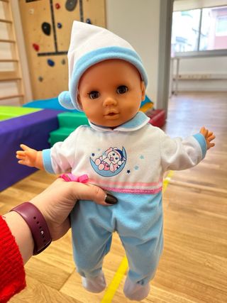 Peluche bebé pijama luna