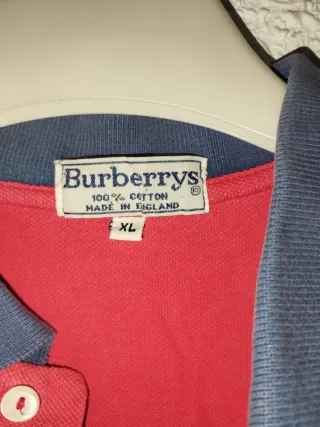 Polo Burberrys Vintage Talla XL