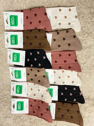 12 Calcetines Mujer Talla 35-40