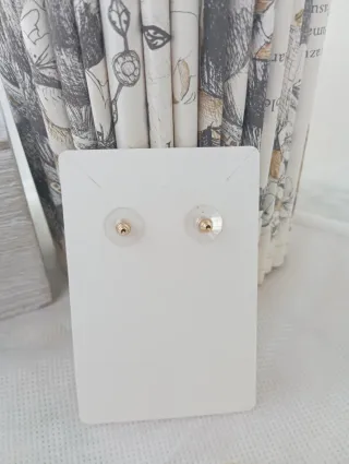 Conjunto Pendientes y Anillos Dorados