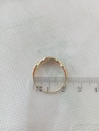 Conjunto Pendientes y Anillos Dorados