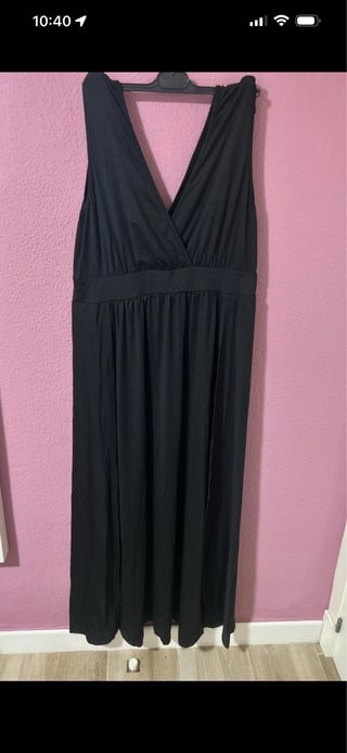 Vestido largo negro
