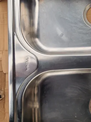 Fregadero Teka 2 senos acero inoxidable