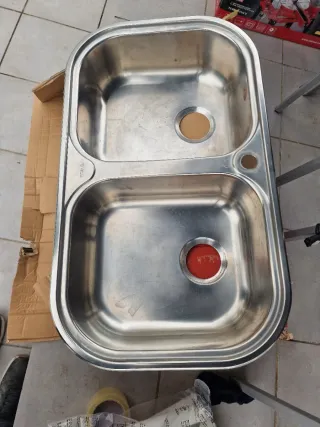 Fregadero Teka 2 senos acero inoxidable