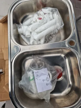 Fregadero Teka 2 senos acero inoxidable