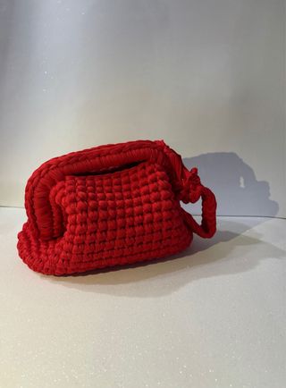 Borsa a mano rossa