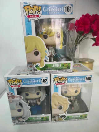 Funko Pop! Genshin, Paimon, Lumine, Aether 8€ c/u