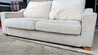 2 Sofá de 2 plazas blanco 2x1x0,70alto