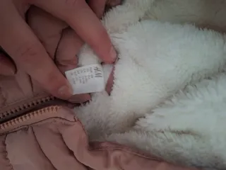 Buzo infantil nieve con forro de peluche rosa