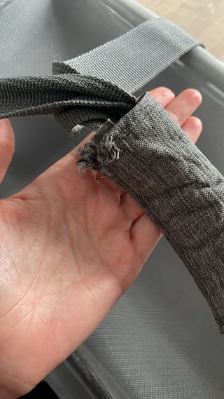 Transportín para mascotas gris y verde