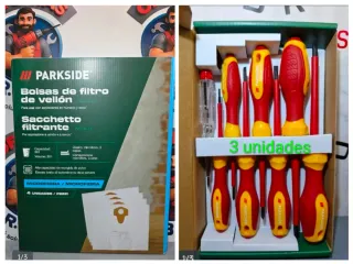 Parkside Bolsas filtro aspirador destornilladores