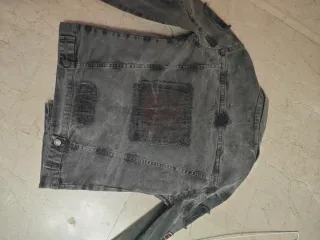 Cazadora vaquera efecto lavado Talla S