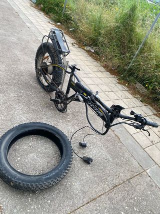 Bici Elettrica Fat Bike Pieghevole