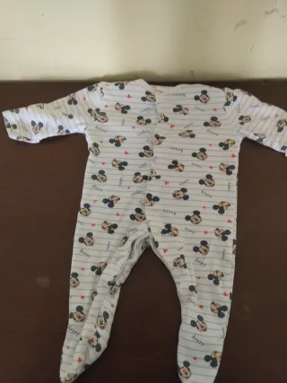 Pijama bebé azul Mickey Mouse