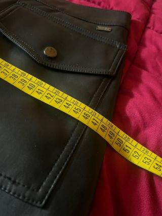 Gonna Armani ecopelle nera