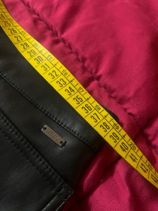 Gonna Armani ecopelle nera