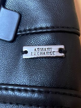 Gonna Armani ecopelle nera