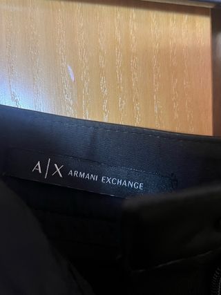 Gonna Armani ecopelle nera