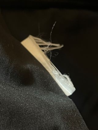 Gonna Armani ecopelle nera