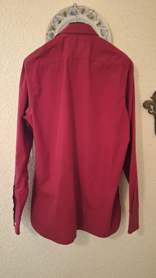 Camisa Tommy Hilfiger burdeos Talla S